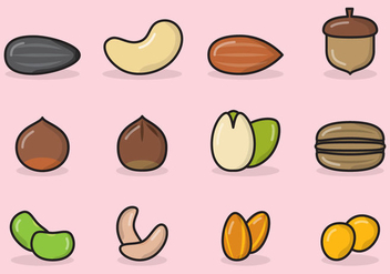 Cute Seed Icons - vector #420933 gratis